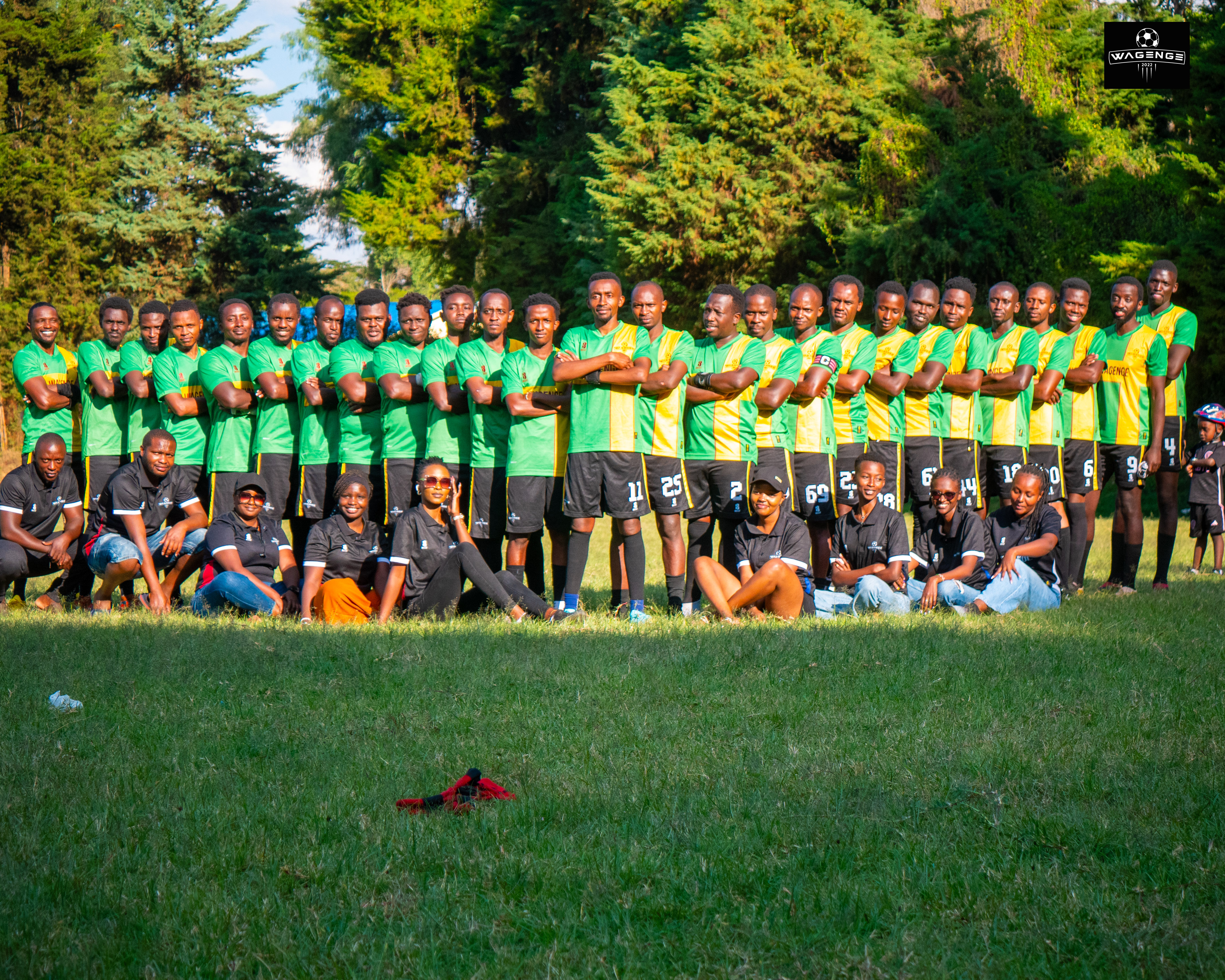 Wagenge FC celebration